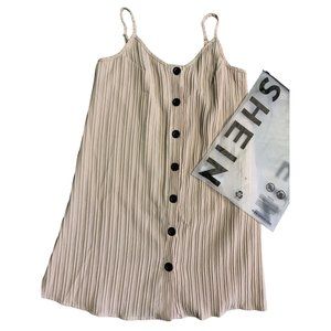 NEW SHEIN Button Front Dress SZ Medium
